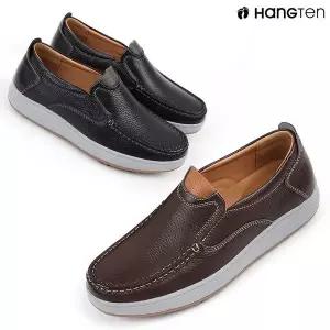 [NS홈쇼핑]행텐 HT-5507 남성용 가죽 밴딩 슬립온 편안한 쿠션 캐주얼 단화 아빠신발 효도화..