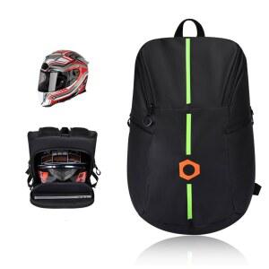 오토바이 헬멧 반사 가능 대용량 스트라이프 야간용 가방 백팩 보관 노트북 정리 디자인