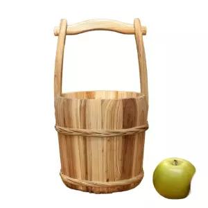 목욕탕 물통 사우나 스님 나무통 앤틱 투통 피스 소품 하나