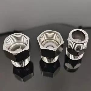 암수 나사 변기 체크 밸브 황동 니켈 도금 단방향 역수 역류 1/2 인치 G1/2 20mm