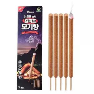 산도깨비211 야외용 스틱 굿나잇 모기향 5입 캠핑용 대형 야외용