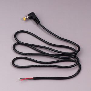 플러그 커넥터 연장선 5.5 X 2.1mm/2.5mm 직각 DC 전원 케이블 수