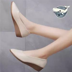 여성 경량 구두 봄여름 웨지힐 써머 스틸레토 단화 GLI6+6DaT