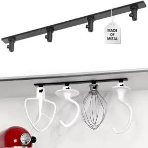 키치네이드 믹서 액세서리와 호환되는 Aieve 금속 스탠드 부착 홀더 보관용 주방 보조 부착물 정리