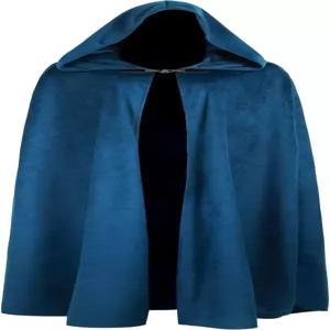 남녀 할로윈 의상을 위한 후드 르네상스 케이프가 있는 JPXH 중세 망토