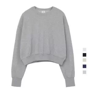 데일리 무지 크롭 맨투맨 5컬러