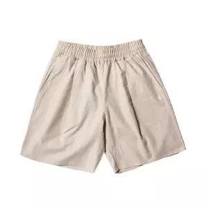 국내매장판 가까이유니언즈 반바지 린넨 원턱 숏 팬츠 베이지 552642