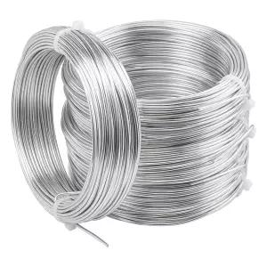 비우가우파이 4롤 2mm 양극 산화 알루미늄 분재 훈련 와이어 각 98피트 식물 공예용 조각용 홈 데코레이션