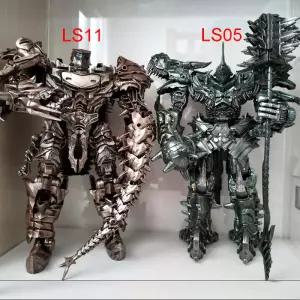 AOYI LS11 Scorn BMB Grimlock 변신 장난감 공룡 디노봇 고대 베헤모스 액션 피규어 변형 로봇 모델