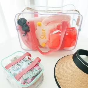 가디언블루 투명 젤리비치백 스몰 라지 물놀이 수영 XwH7+3ZtH