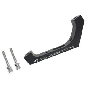 취미 허브 디스크 브레이크 어댑터 160mm 메탈 캘리퍼 PM 마운트 플랫 블랙 포스트 FM 로터 브래킷 컨버터용 어댑터 로드