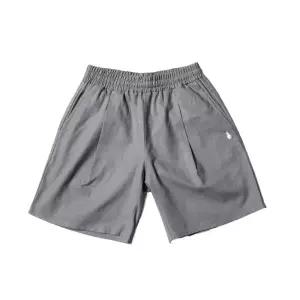 국내매장판 가까이유니언즈 반바지 린넨 원턱 숏 팬츠 그레이 552648