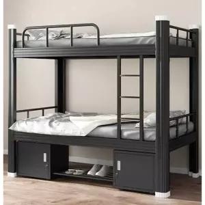 이층 침대 프레임 기숙사 블랙 수납