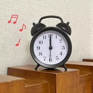 알람시계 자명종 탁상시계 블랙 미니시계