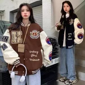 EAMT 커플 야구복 점퍼 자수 여자점퍼 나라 항공 파일럿 YJ3