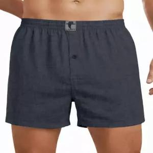 LUFT 남성용 파인 린넨 소프트 스트레치 신축성 허리 밴드 속옷 복서 반바지