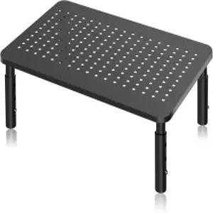 브라크위저 모니터 스탠드 라이저 메탈 컴퓨터 높이 조절 가능한 3개의 화면 PS4 노트북 프린터 및 모든