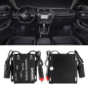 자동차 전원 공급 장치 컨버터 스텝 다운 변압기  담배 라이터 타입  24V ~ 12V  20A