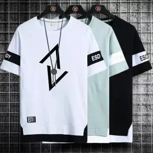 남자 반팔 티셔츠 남성 머슬릿 반팔티 남성용 캐주얼 그래픽 일본 패션 스트리트웨어 프린트 상의 의류 여