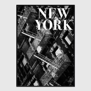 [콩심팥심]소품액자 NYC Fire Escapes A3사이즈