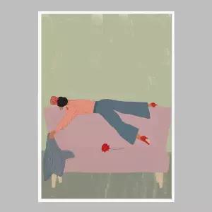 [콩심팥심]거실그림액자 Rocio A3사이즈