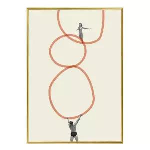 [콩심팥심]슬림액자 You make me feel everything A3사이즈