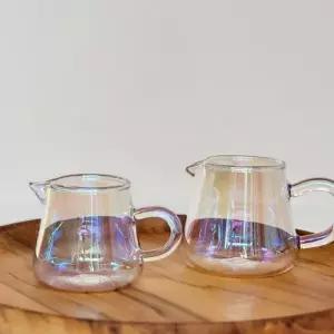 [텐바이텐]예쁜 홈카페 오로라 내열 밀크저그 유리컵 샷잔 에스프레소잔 60ml