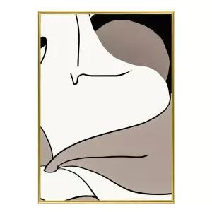 [콩심팥심]모던 슬림액자 matisse shoulder 002_Black A3사이즈