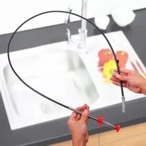 청소 손쉬운 배수구집게 배수구청소 뚫어뻥 1.6m