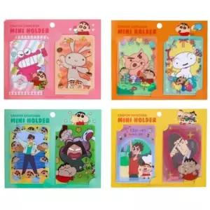 캐릭터미니파일 짱구는못말려 미니 홀더 작은 파일 엽서 보관 화일 7P