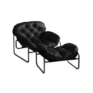 PU가죽 1인용 가죽 소파 안락의자 라운지체어