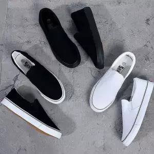 중학생실내화 캔버스 슬립온 단화 실내화 사무실 학생 225-270