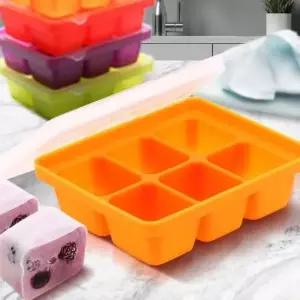 아이스몰드 아이큐브6구 얼음트레이 다진마늘보관 소분용기케이스