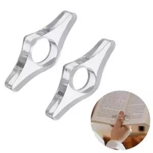 투명독서링 2개입 투명 독서링 북홀더링 북스토퍼 책 고정 독서템