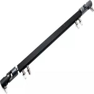 드럼 키트 타악기 부품용 TUORE 더블 킥 페달 구동 샤프트 스틸 베이스 연결 커넥터 암 블랙