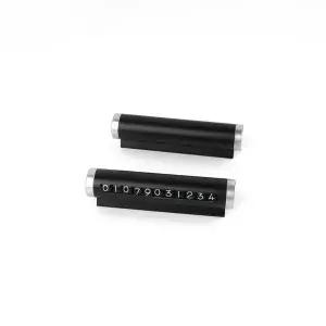 [콩심팥심]새차번호판 자동차 원형 주차번호판 검정 다이얼주차번호판