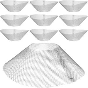 DOITool 10개 원형 레인지 후드 필터 8.3인치 스토브 그리스 메쉬 주방용 쿠커 네트 액세서리