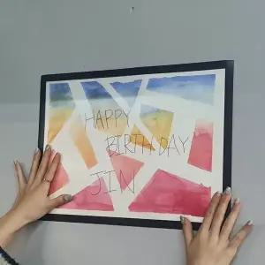 벽부착 자석프레임 액자 A3 블랙