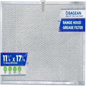 베이건 스토브 후드 통풍구 필터 11.8인치 x 17.35인치 BPS1FA36 브로안 레인지 교체 - 핏의 얼루어