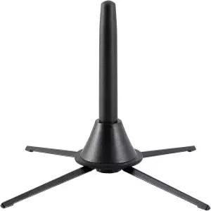 랜밍 클라리넷 스탠드 블랙 휴대용 전문 접이식 4족 지지 홀더 안정적이고 스크래치에 강한