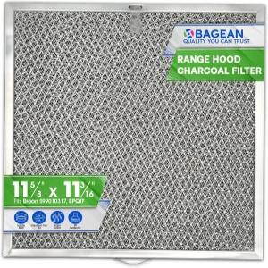 스토브 후드 통풍 필터 11.6인치 x 11.2인치 BPQTF S99010317 덕트 없는 오버헤드를 위한 브로안 레인지