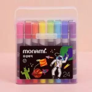 [문구/오피스] 회사에서 많이 쓰는 유성매직 24색 사각 유성펜 세트