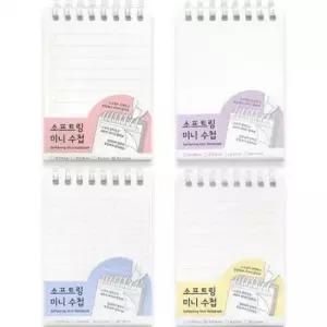 [문구/오피스] 소프트링 미니수첩 가벼운 휴대용 화이트 A7