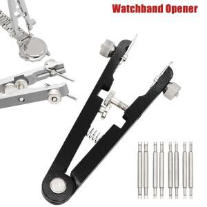 HOT6825 시계 플라이어 스프링 바 도구 키트 핀셋 제거 스트랩 나사 조정 길이 크기 교체 수리