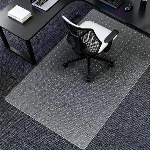 카펫용 AiBOB 사무실 의자 매트 바닥용 32인치 x 48인치 헤비 듀티 컴퓨터 책상 간편한 이동 하드 클리어
