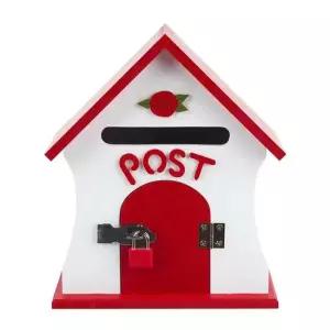 디디샵 자물쇠 우체통 편지 post 우체부 인테리어 레드 레트로 클래식 가성비