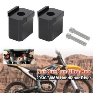 Sur Ron Ultra Bee 전기 오프로드 차량용 알루미늄 소재 핸들라이저 바이크 오토바이 액세서리  38 mm
