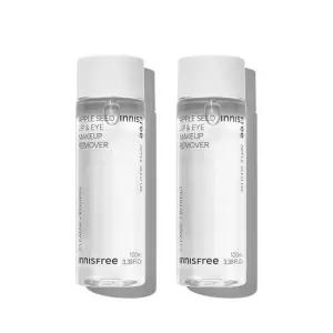 이니스프리 애플씨드 립앤아이 메이크업 리무버 100mL 2입
