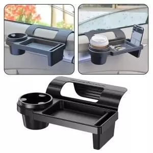 [셀러에이드]차량용 컵홀더 트레이 폰거치대 수납함