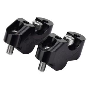 A21F-바이크 오토바이 핸들바 라이저 높이 조절 클램프 마운트 혼다 호환 PCX160 개조 액세서리